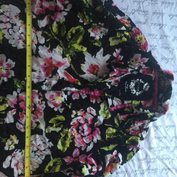 Cino Boutique Beautiful Vibrant Cotton Blouse Great Fit - Picture 14 of 14